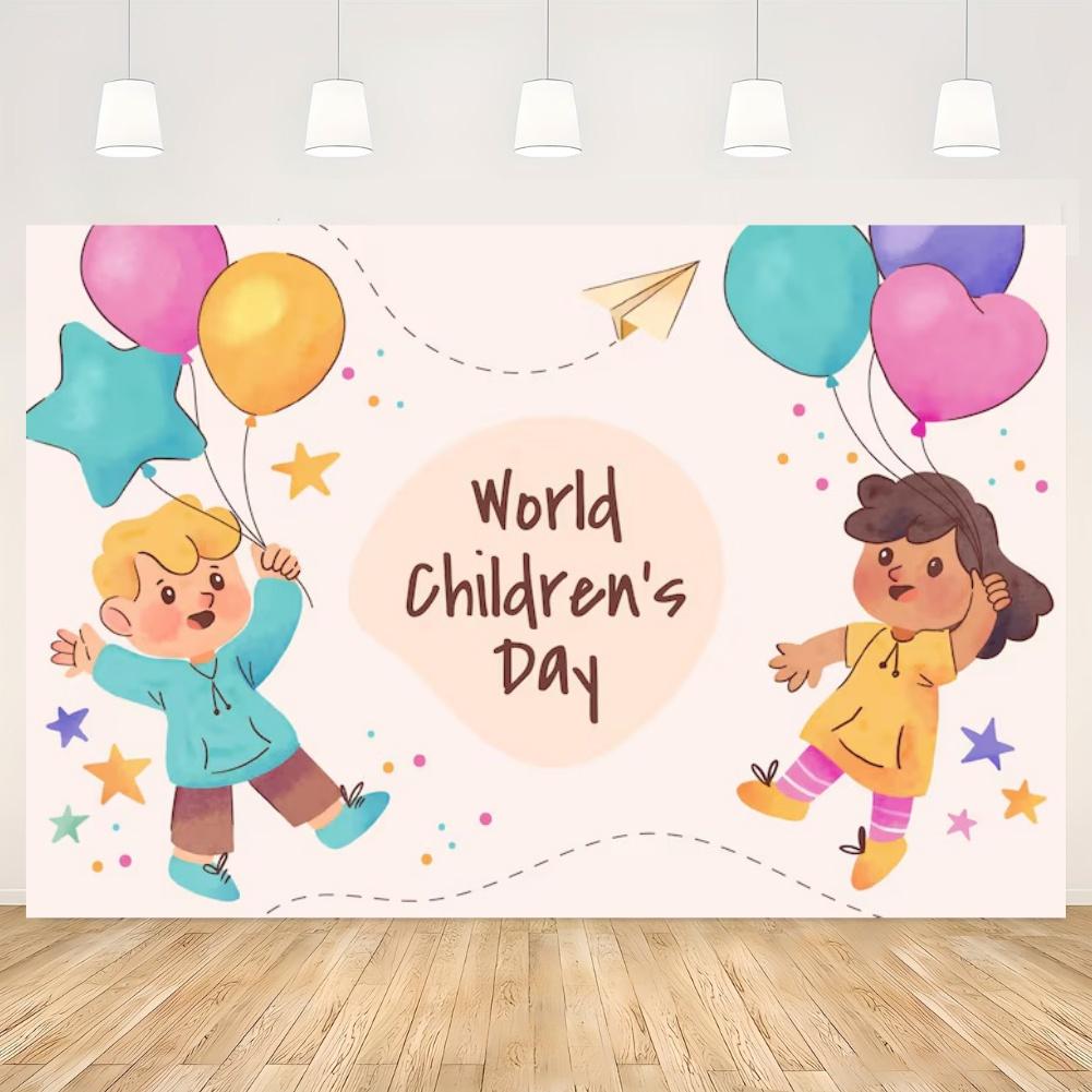 Children s Day Party Decoration Backdrop Feliz Día del Niño Balloon Photography Background Supplies Kid Gift Photo Studio Prop 120X90CM
Children s Day Party Decoration Backdrop Feliz Día del Niño Balloon Photography Background Supplies Kid Gift Photo Studio Prop 120X90CM