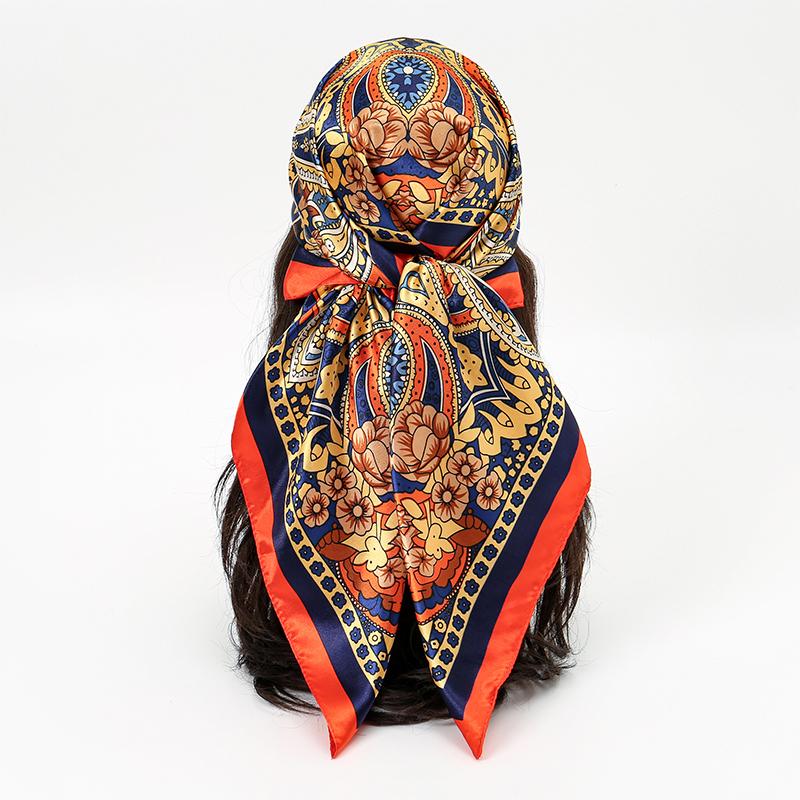 Luxury Brand Silk Satin Square Scarf Women Hijab Bandana Muslim Headscarves Shawl Wrap Ladies Headband Neckerchief Foulard 90cm 90x90cm
Luxury Brand Silk Satin Square Scarf Women Hijab Bandana Muslim Headscarves Shawl Wrap Ladies Headband Neckerchief Foulard 90cm 90x90cm