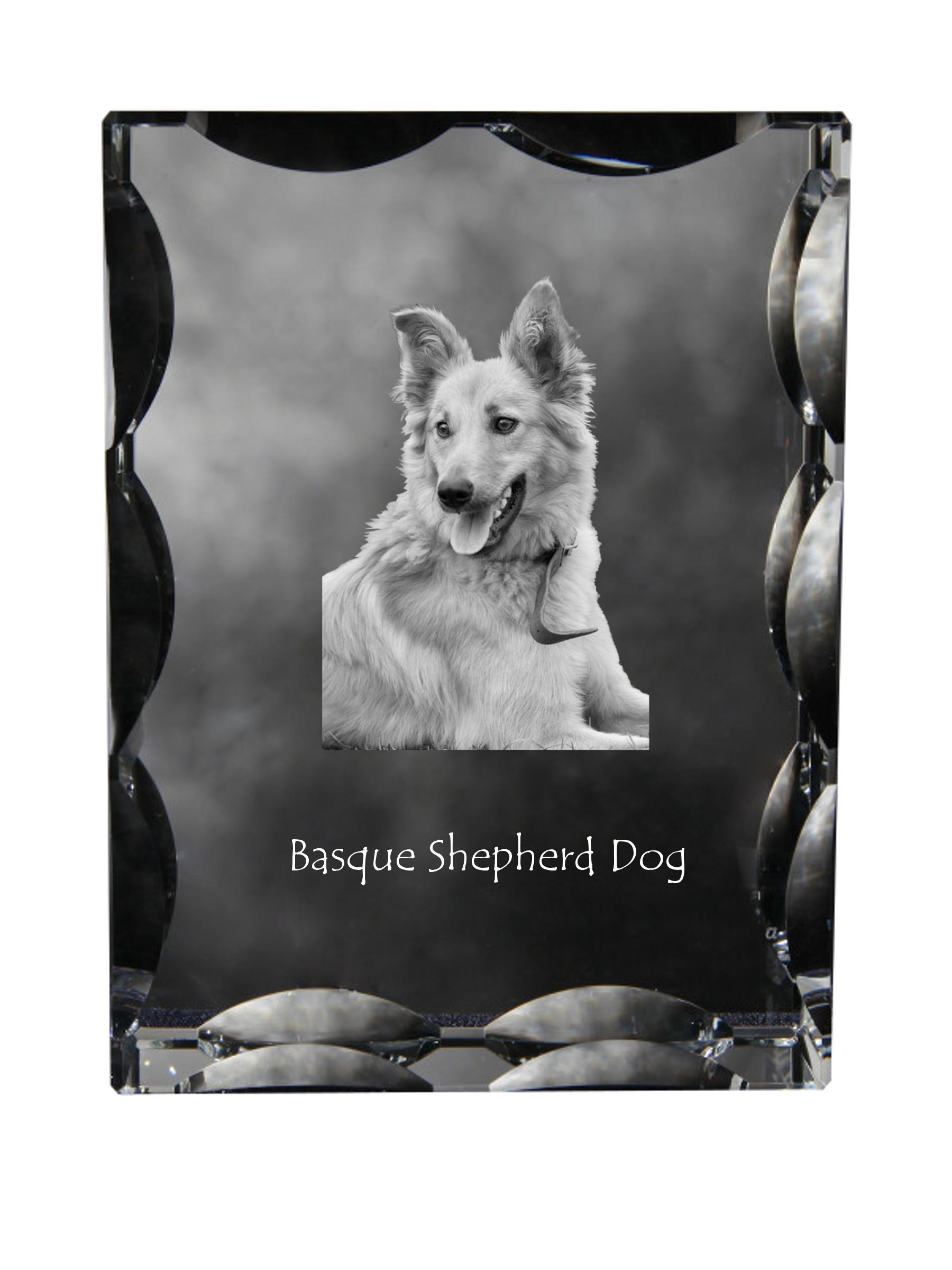 Basque Shepherd Dog, Basque Sheepdog - crystal with a picture of a dog, glass statuette with a picture, unique frame with a picture from Art-Dog brand
Basque Shepherd Dog, Basque Sheepdog - crystal with a picture of a dog, glass statuette with a picture, unique frame with a picture from Art-Dog brand