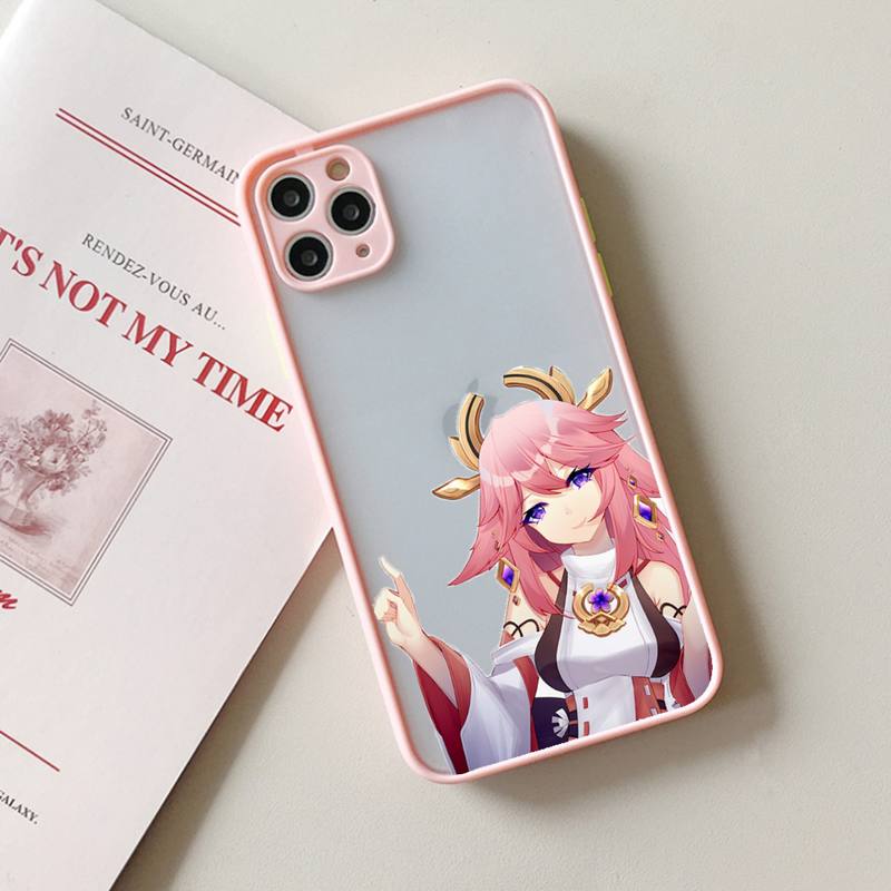 Чохол для телефону Genshin Impact Yae Miko для iPhone 13 12 11 Mini Pro XR XS Max 7 8 Plus X Матова прозора рожева задня кришка iPhone7or8
Чохол для телефону Genshin Impact Yae Miko для iPhone 13 12 11 Mini Pro XR XS Max 7 8 Plus X Матова прозора рожева задня кришка iPhone7or8