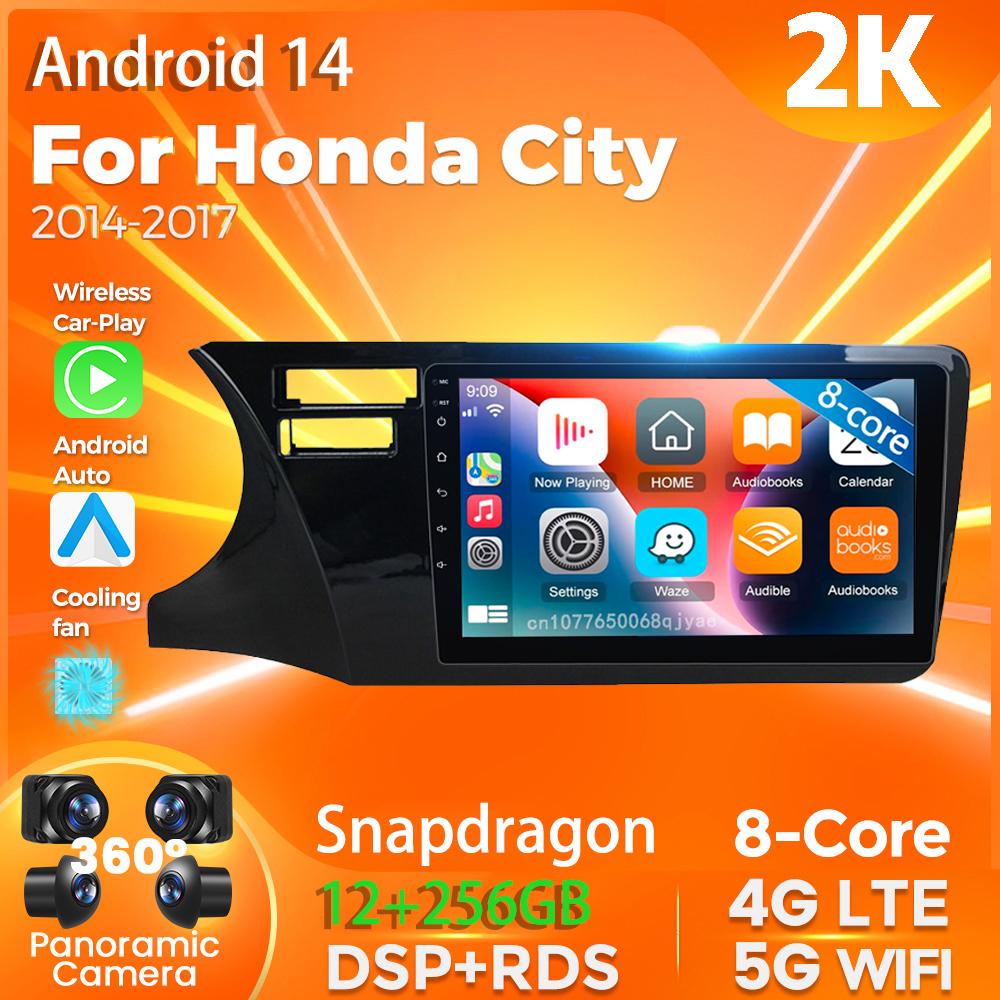 Android 14 Carplay Auto для Honda City 2014 - 2017 Автомобильный радиоплеер Мультимедиа стерео Навигация 4G+WIFI Головное устройство 2Din AI Voice
Android 14 Carplay Auto для Honda City 2014 - 2017 Автомобильный радиоплеер Мультимедиа стерео Навигация 4G+WIFI Головное устройство 2Din AI Voice