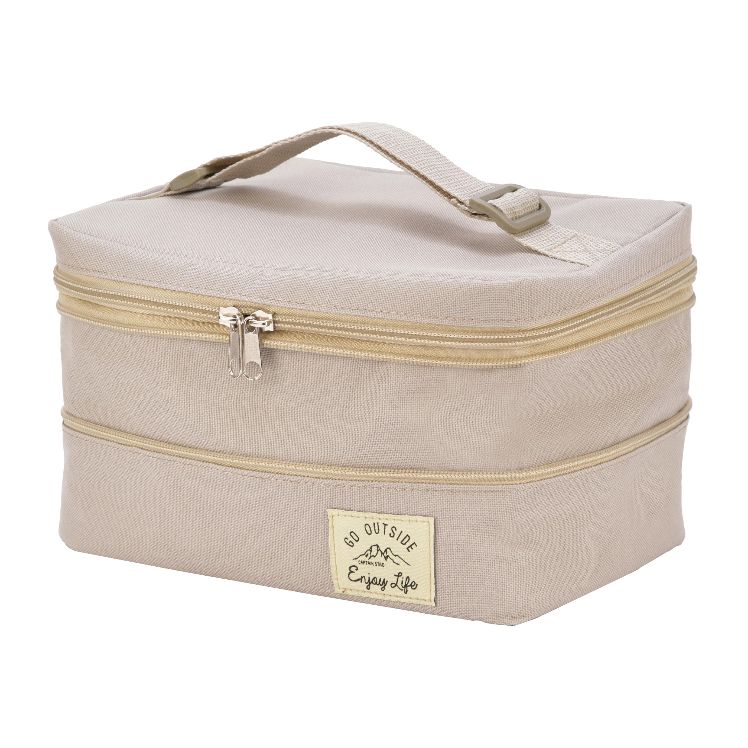 Captain Stag Cooler Insulated Lunch Monte Bag, Bag, 2-Tier, Khaki, UE-705
Captain Stag Cooler Insulated Lunch Monte Bag, Bag, 2-Tier, Khaki, UE-705