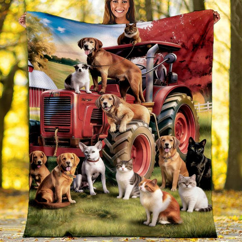 Farm Animals Countryside Scenery Fleece Printed Flannel Blanket, Warm Soft Throw Sofa Bed Blanket 80cm x 120cm
Farm Animals Countryside Scenery Fleece Printed Flannel Blanket, Warm Soft Throw Sofa Bed Blanket 80cm x 120cm