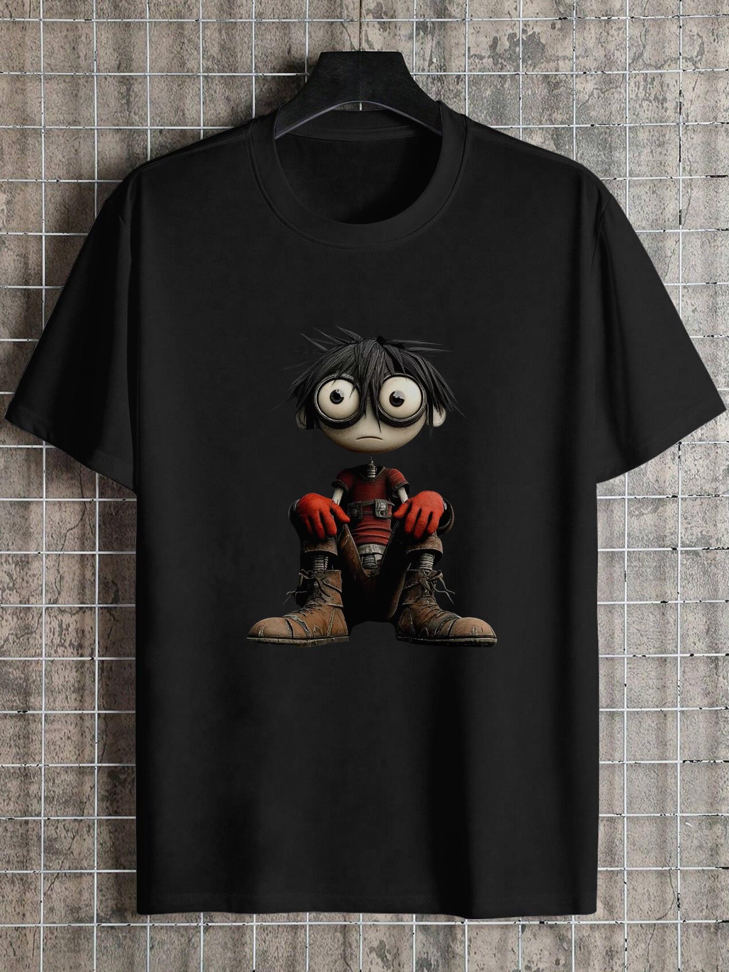 1pc Robot Boy Cartoon Graphic Black T-shirt L
1pc Robot Boy Cartoon Graphic Black T-shirt L