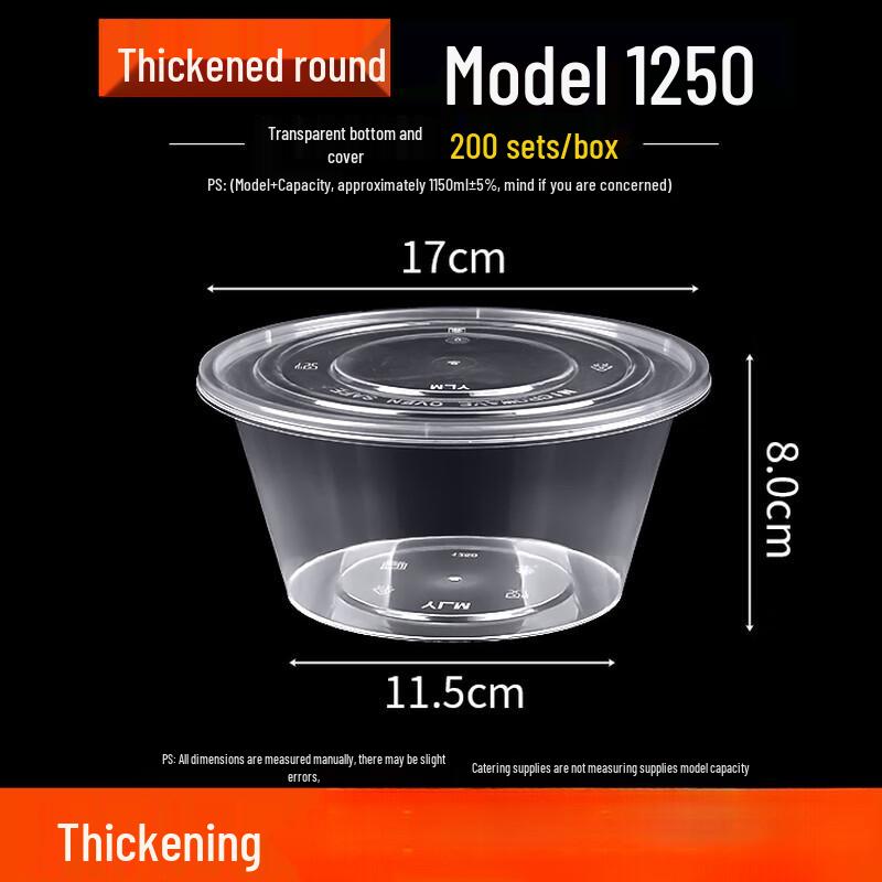 Disposable Food-Grade Plastic Take-Out Box
Disposable Food-Grade Plastic Take-Out Box