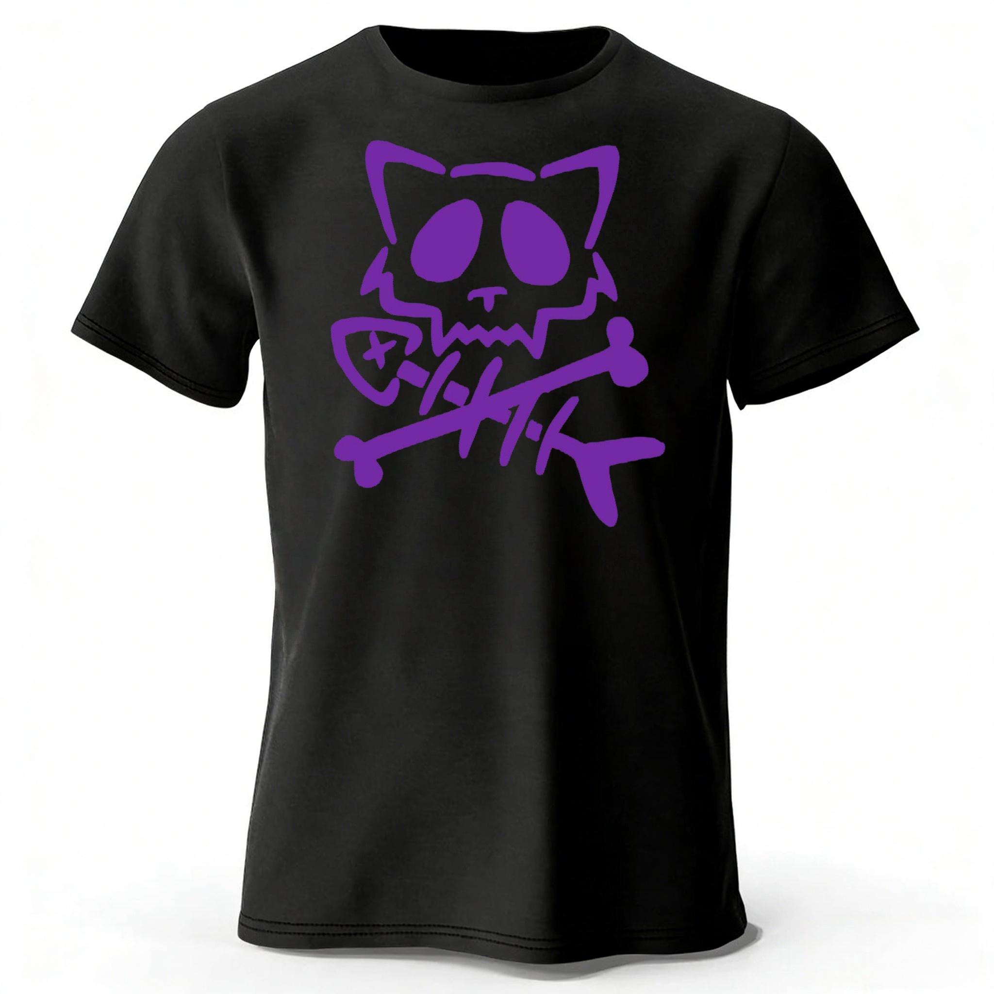 Funny Skeleton Cat New High Quality Cotton Short Sleeved Mens Loose Large Comfortable Sports Tshirt Daily Street Casual Top M
Funny Skeleton Cat New High Quality Cotton Short Sleeved Mens Loose Large Comfortable Sports Tshirt Daily Street Casual Top M