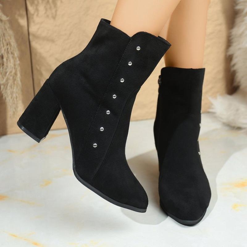 Women s Suede Pointed Toe Block Heel Ankle Boots, Patchwork Martin Style Waterproof Winter Boots 42 чорний
Women s Suede Pointed Toe Block Heel Ankle Boots, Patchwork Martin Style Waterproof Winter Boots 42 чорний