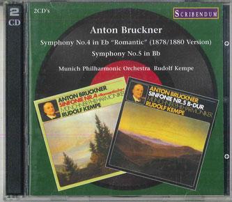 CD RUDOLF KEMPE Bruckner Symphonies Nos 4 5 K SC003 SCRIBENDUM Non Japan Classical Used
CD RUDOLF KEMPE Bruckner Symphonies Nos 4 5 K SC003 SCRIBENDUM Non Japan Classical Used
