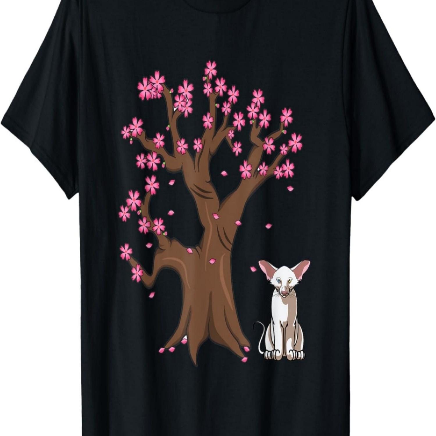 Oriental Shorthair Cat of Japan Cherry Blossom T-Shirt S чёрный
Oriental Shorthair Cat of Japan Cherry Blossom T-Shirt S чёрный