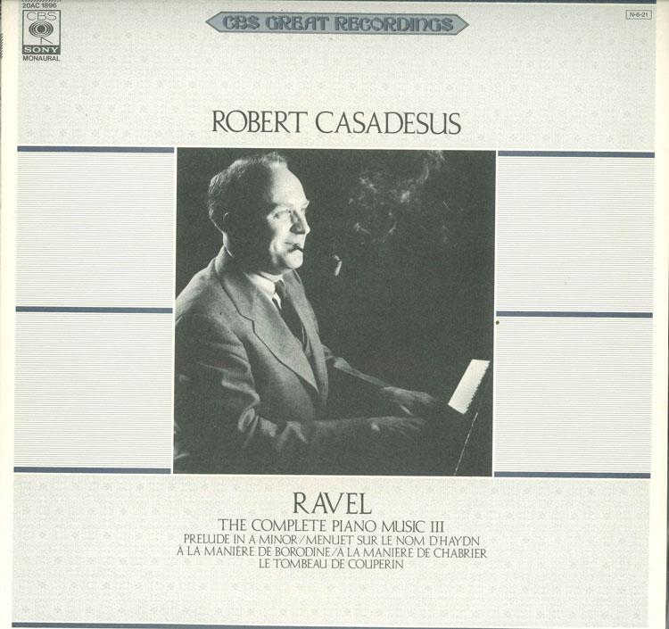 LP Пластинка ROBERT CASADESUS - Ravel Полное собрание фортепианной музыки III 20AC1896 CBS/SONY 1984 Япония Классика Б/у
LP Пластинка ROBERT CASADESUS - Ravel Полное собрание фортепианной музыки III 20AC1896 CBS/SONY 1984 Япония Классика Б/у