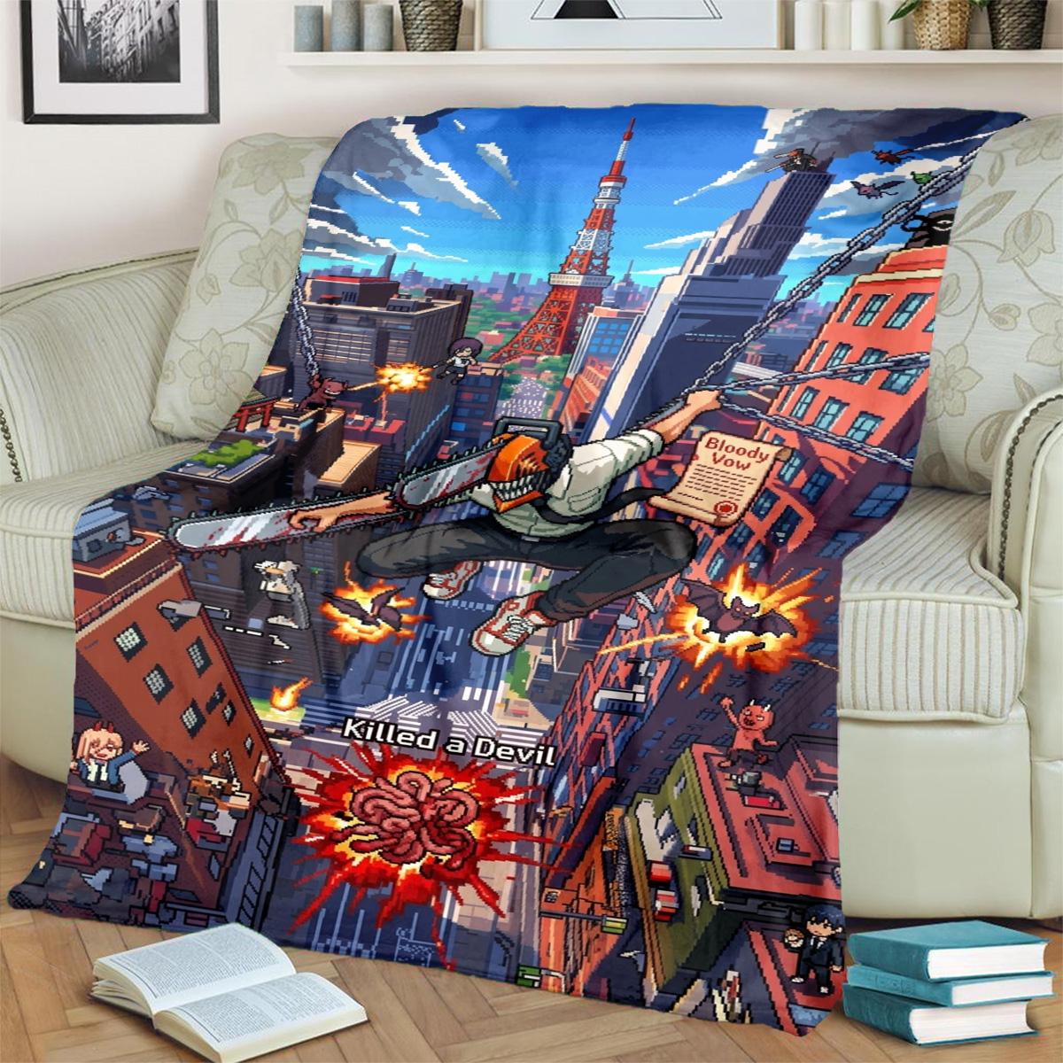 Chainsaw ManComfortable Print Flannel Blanket Warm for Beds, Chairs, Sofas, Bedrooms, Travel, Picnics-kwq107 75x90cm
Chainsaw ManComfortable Print Flannel Blanket Warm for Beds, Chairs, Sofas, Bedrooms, Travel, Picnics-kwq107 75x90cm