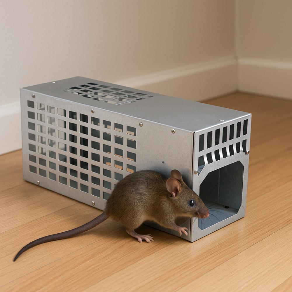 Metal Mouse Trap Cage Breathable Mouse Catcher Multi-Function Rat Trap Outdoor срібний
Metal Mouse Trap Cage Breathable Mouse Catcher Multi-Function Rat Trap Outdoor срібний