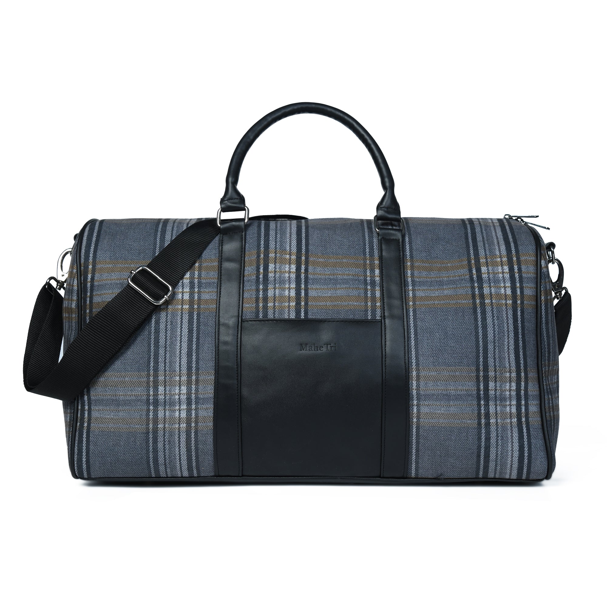 MaheTri The Highlander Plaid Duffle Bag Premium Leather Travel Duffel Bag with Spacious Main Compartment & Adjustable Shoulder Strap for Men & Women 20 Inch
MaheTri The Highlander Plaid Duffle Bag Premium Leather Travel Duffel Bag with Spacious Main Compartment & Adjustable Shoulder Strap for Men & Women 20 Inch