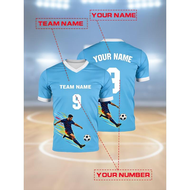 Soccer Jersey For Men s T-shirts V Neck Short Sleeve Sports Uniform Tops L
Soccer Jersey For Men s T-shirts V Neck Short Sleeve Sports Uniform Tops L