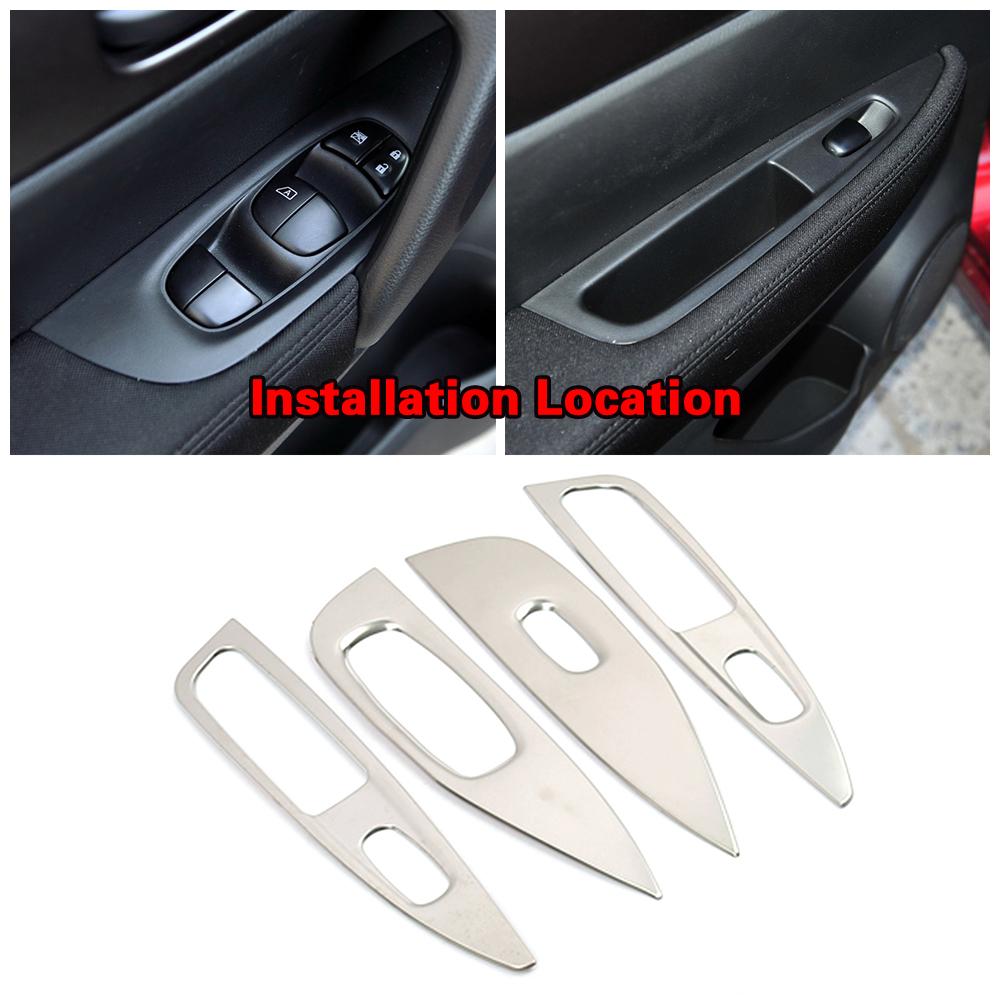 Для Nissan Qashqai J11 2014 внутренняя дверь подлокотник переключатель подъема окна кнопка панели крышка отделка из нержавеющей стали украшения
Для Nissan Qashqai J11 2014 внутренняя дверь подлокотник переключатель подъема окна кнопка панели крышка отделка из нержавеющей стали украшения