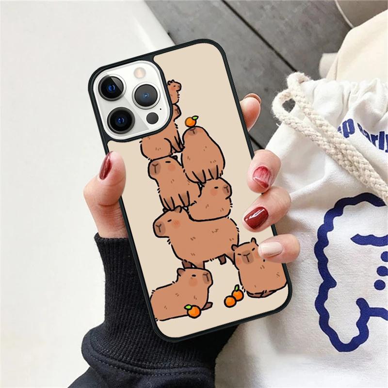 Cute Cartoon Capybara Phone Case For iPhone 17 Air 15 16 Cover 11 13 14 Pro Max 12 Plus Max Fundas iPhone 16plus
Cute Cartoon Capybara Phone Case For iPhone 17 Air 15 16 Cover 11 13 14 Pro Max 12 Plus Max Fundas iPhone 16plus