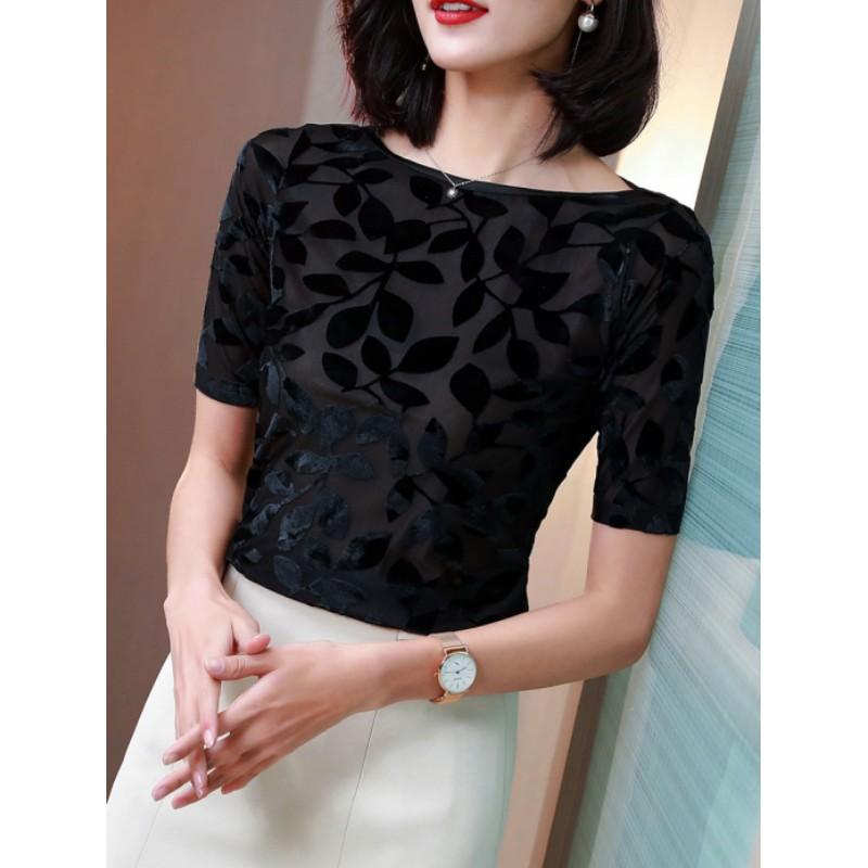 Женский весенне-осенний базовый слой с V-образным вырезом и элегантным сетчатым топом со средним рукавом XS чёрный
Женский весенне-осенний базовый слой с V-образным вырезом и элегантным сетчатым топом со средним рукавом XS чёрный