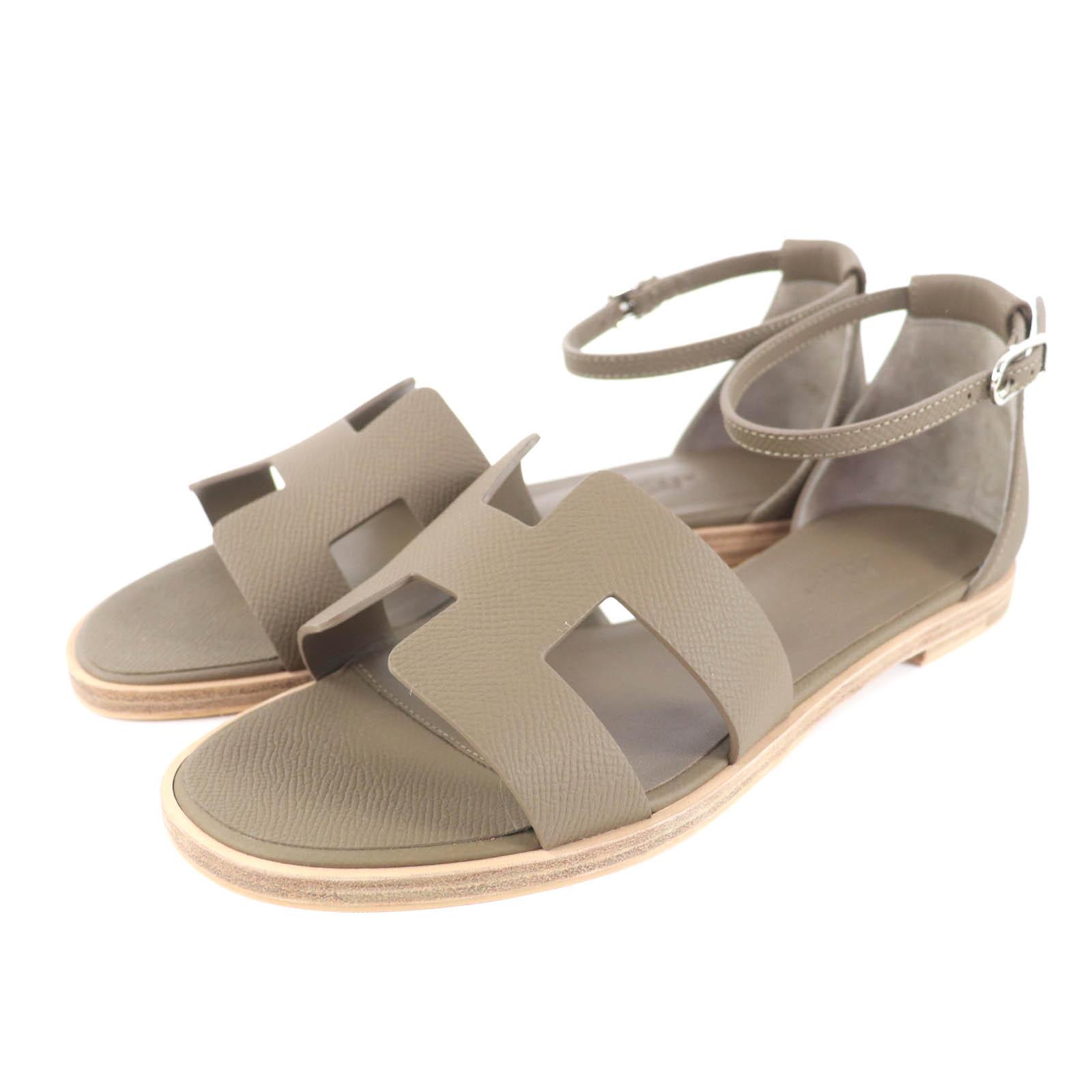 Excellent HERMES Sandals Santorini Epsom Leather Women 38 Used
Excellent HERMES Sandals Santorini Epsom Leather Women 38 Used
