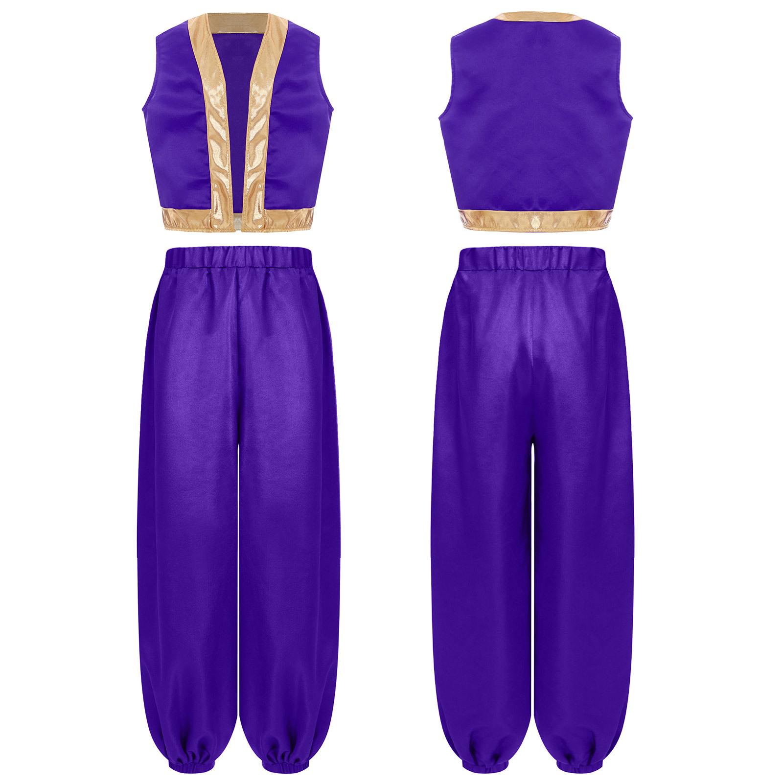 Детский костюм для косплея персонажа игры, жилет с золотой отделкой, эластичный пояс, атласные панталоны, наряд для ролевых игр на Хэллоуин 7-8 Years фиолетовый
Детский костюм для косплея персонажа игры, жилет с золотой отделкой, эластичный пояс, атласные панталоны, наряд для ролевых игр на Хэллоуин 7-8 Years фиолетовый