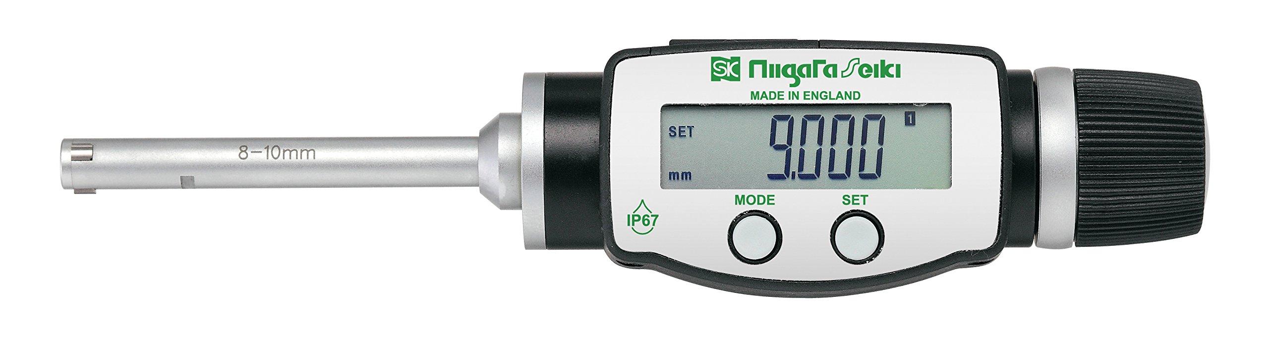 Niigata Seiki SK Digital Three-Point Micrometer S Line IP67 6-8mm MCD-0608IP67S
Niigata Seiki SK Digital Three-Point Micrometer S Line IP67 6-8mm MCD-0608IP67S