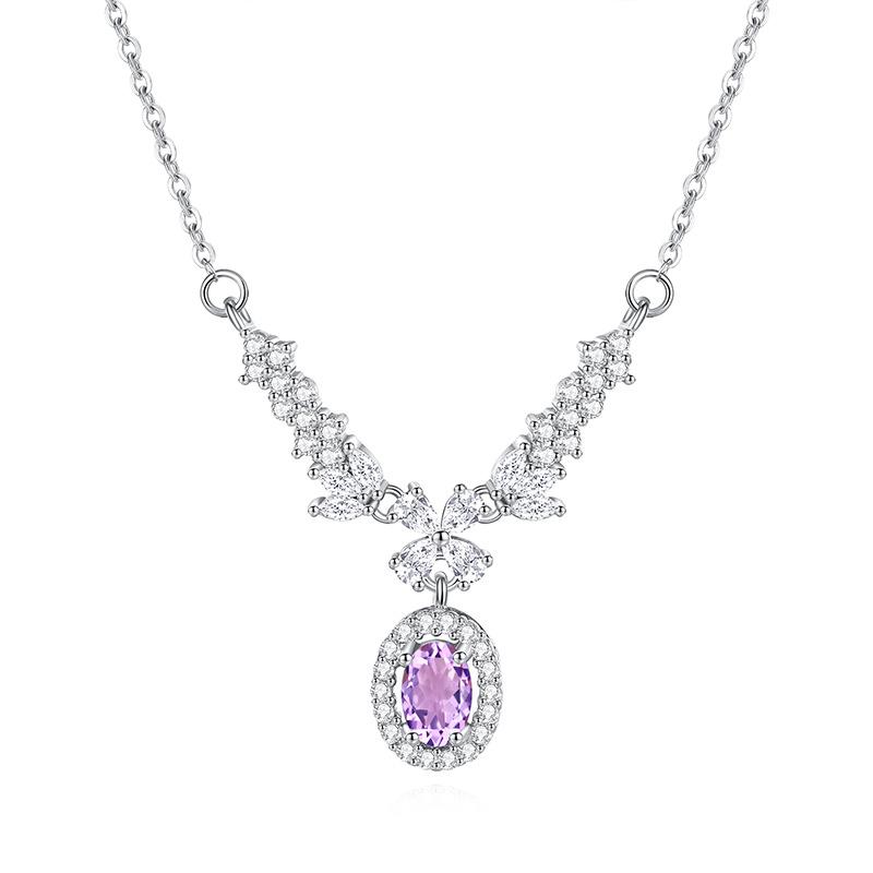 S925 sterling silver crystal stone necklace women s explosion high sense fashion versatile summer natural stone collarbone chain women
S925 sterling silver crystal stone necklace women s explosion high sense fashion versatile summer natural stone collarbone chain women