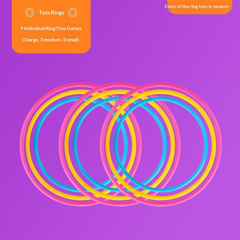 Ring Toss Game Colorful Rainbow Stackable Rings Parent Interactive Educational Toy For Indoor Play
Ring Toss Game Colorful Rainbow Stackable Rings Parent Interactive Educational Toy For Indoor Play