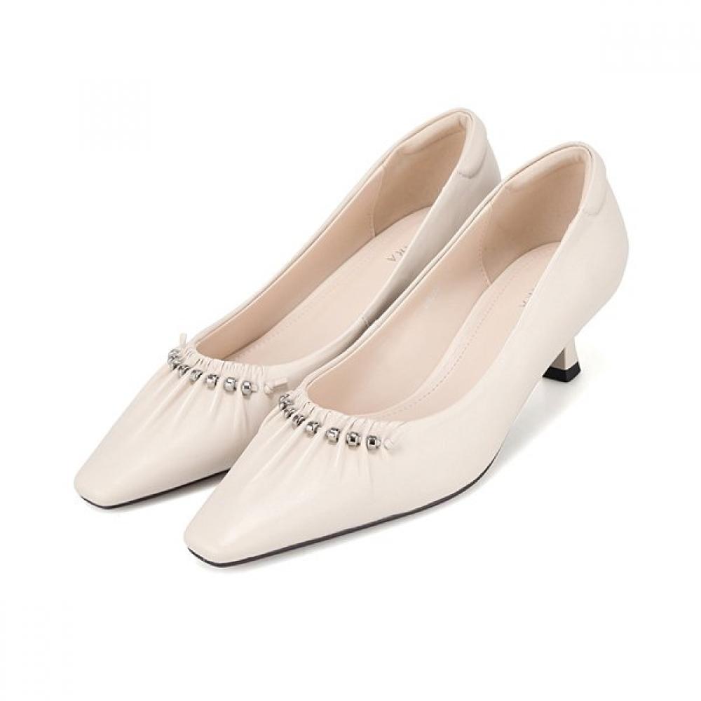 Barbara Leather Shirring Metal Pumps 5cm Bbj207iv 250mm
Barbara Leather Shirring Metal Pumps 5cm Bbj207iv 250mm