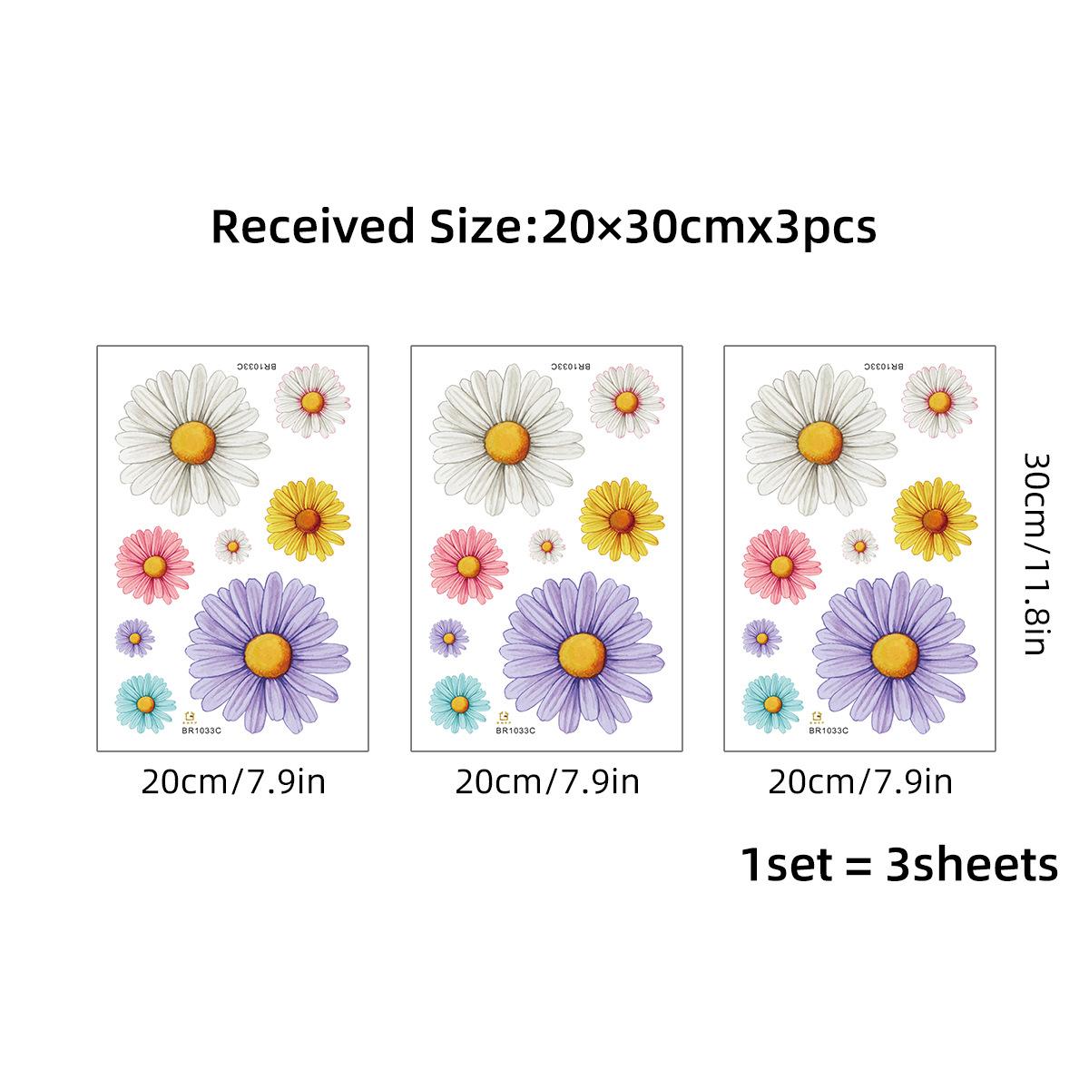 Kawaii Floral Wall Decal Pastel Color Flower Sticker for Girls Bedroom Home Decor 30x20CM 3pcs
Kawaii Floral Wall Decal Pastel Color Flower Sticker for Girls Bedroom Home Decor 30x20CM 3pcs