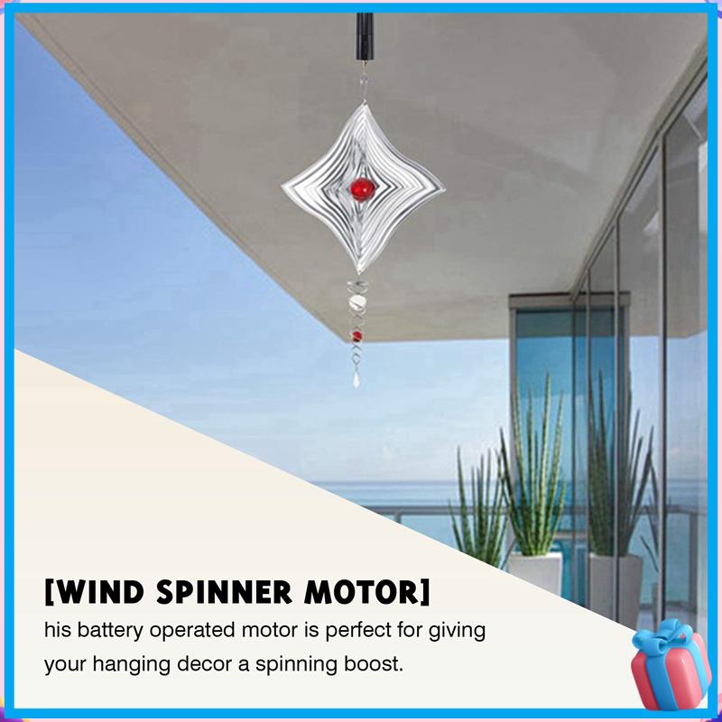 Discount-Battery Powered Wind Spinner Black Rotate Motor For Hanging Wind Chime Ornament 2Pcs
Discount-Battery Powered Wind Spinner Black Rotate Motor For Hanging Wind Chime Ornament 2Pcs