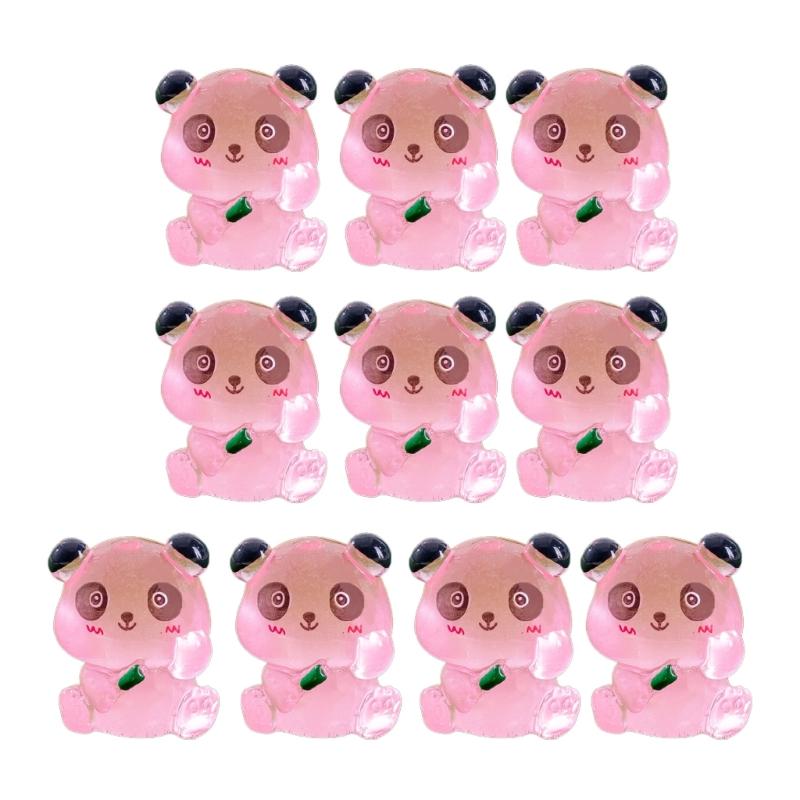 10pcs Cute Luminous 3D Panda Glowing in the Dark Panda for Garden Resin Crafts
10pcs Cute Luminous 3D Panda Glowing in the Dark Panda for Garden Resin Crafts