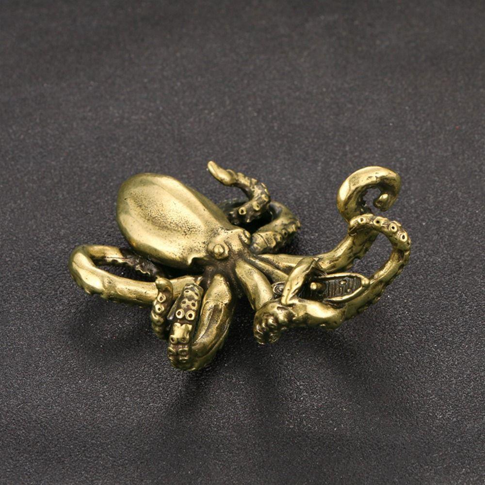 Pure Copper Octopus Statue Crafts Animal Figurines Mini Antique Octopus Ornament Home Decor латунный
Pure Copper Octopus Statue Crafts Animal Figurines Mini Antique Octopus Ornament Home Decor латунный