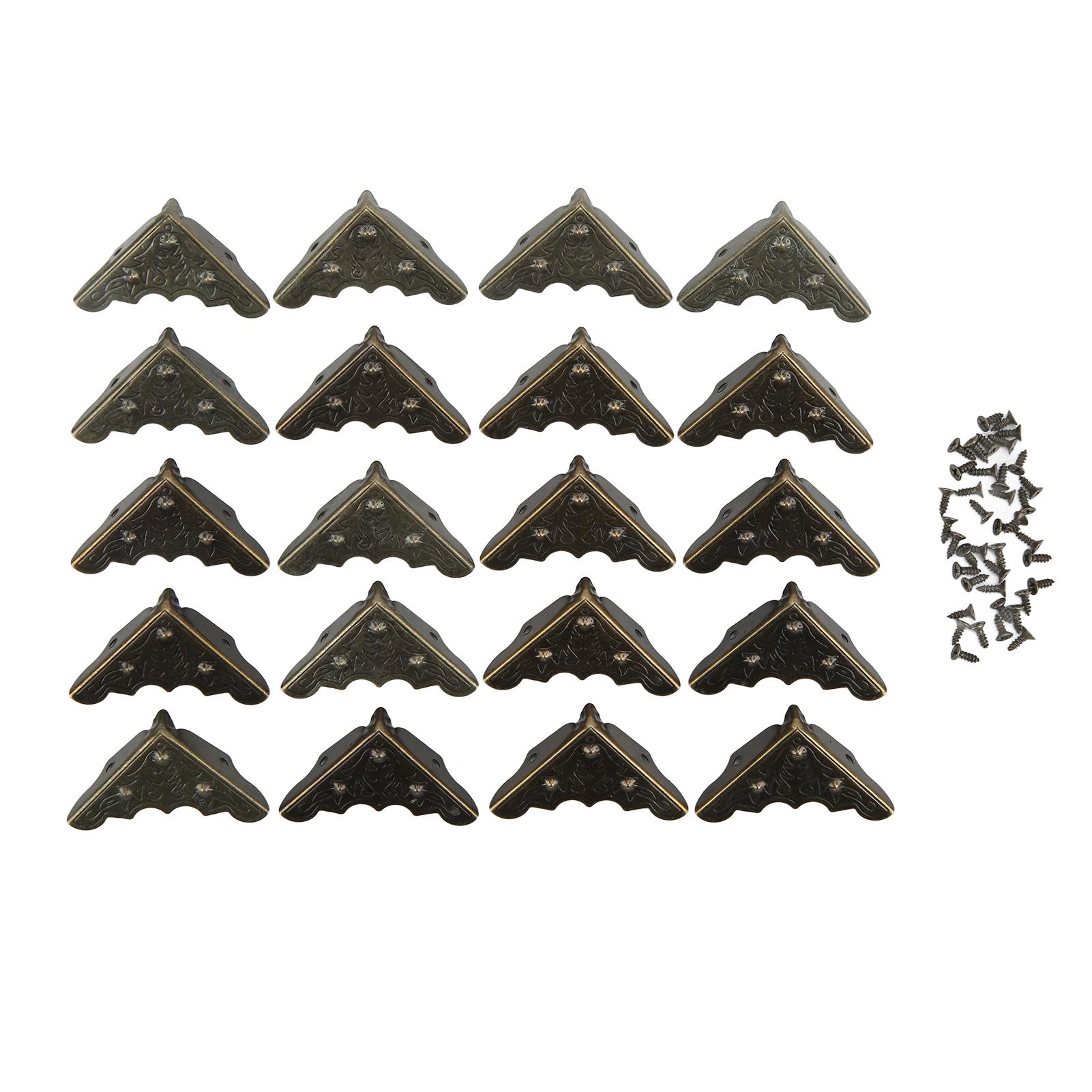 50 шт. Металлические защитные уголки в стиле ретро, широкое применение, прочные металлические защитные уголки высокой твердости