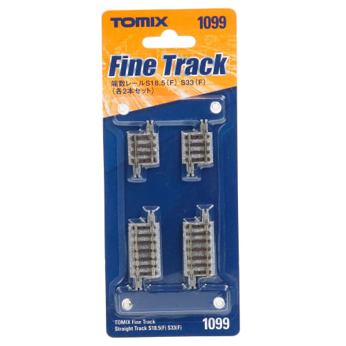TOMYTEC TOMIX N Gauge Fractional Rail S18.5 F S33 F Set of 2 each 1099 Railway Model Supplies
TOMYTEC TOMIX N Gauge Fractional Rail S18.5 F S33 F Set of 2 each 1099 Railway Model Supplies