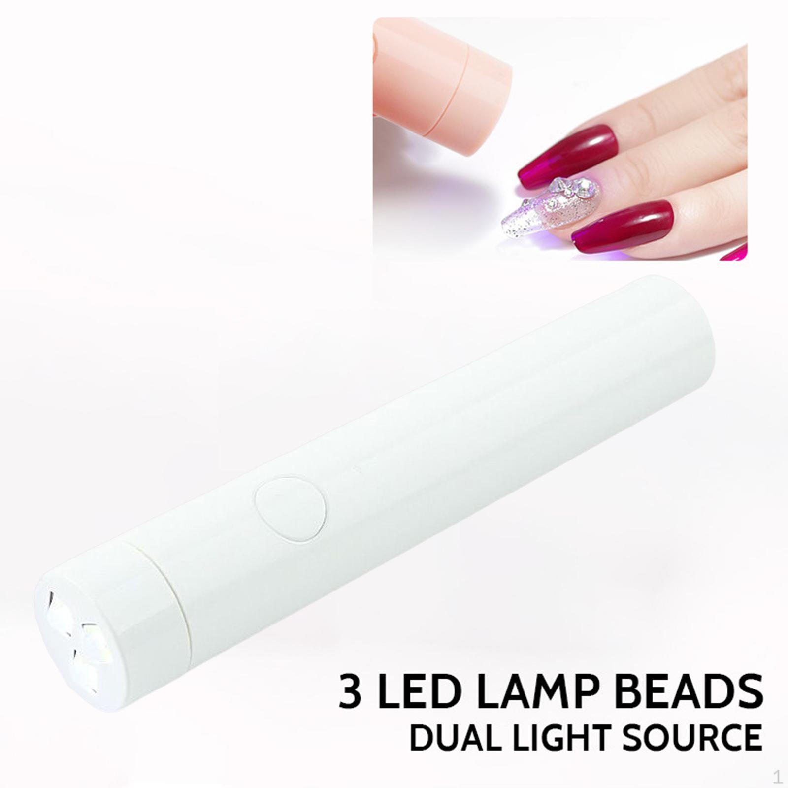 Nail Lamp Rechargeable Jewelry Tools 18x107mm Battery Capacity 200mAh for 6W білий
Nail Lamp Rechargeable Jewelry Tools 18x107mm Battery Capacity 200mAh for 6W білий