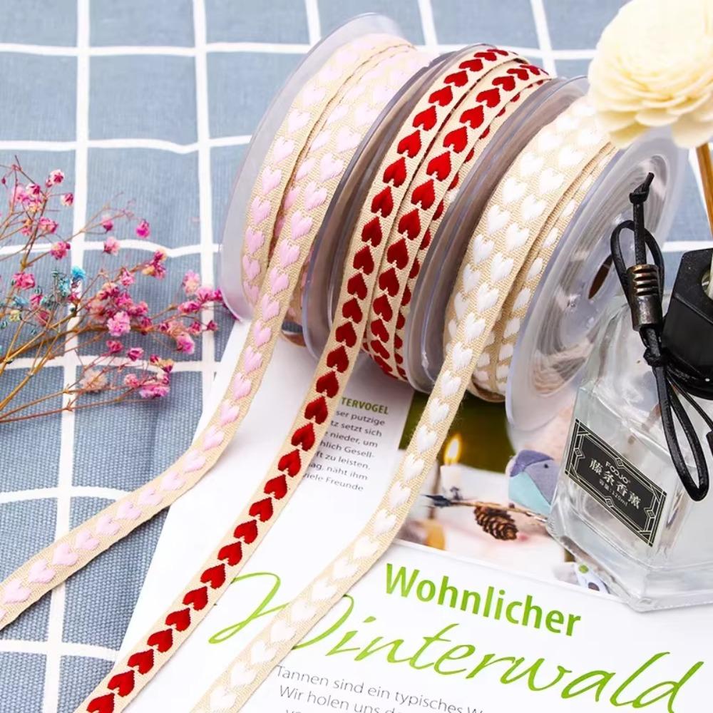Flower Heart Ribbon Handmade Wrapping Supplies New Packing Belt DIY Crafts Accessories червоний
Flower Heart Ribbon Handmade Wrapping Supplies New Packing Belt DIY Crafts Accessories червоний