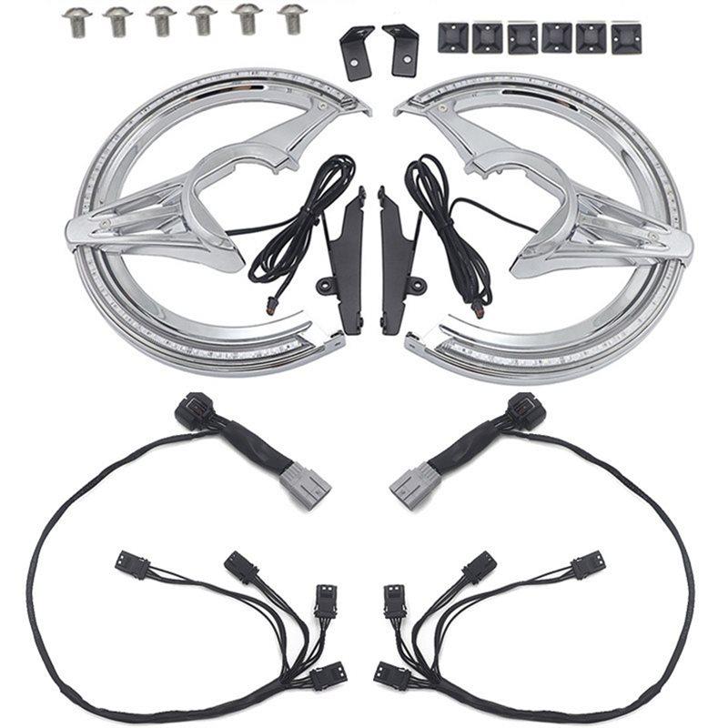 LED Cornering Lamp Brake Disc Turn Signal Cover Rotors For Motorcycle For Honda Gold Wing GL1800 F6B 2018+ Up Accessory белый
LED Cornering Lamp Brake Disc Turn Signal Cover Rotors For Motorcycle For Honda Gold Wing GL1800 F6B 2018+ Up Accessory белый