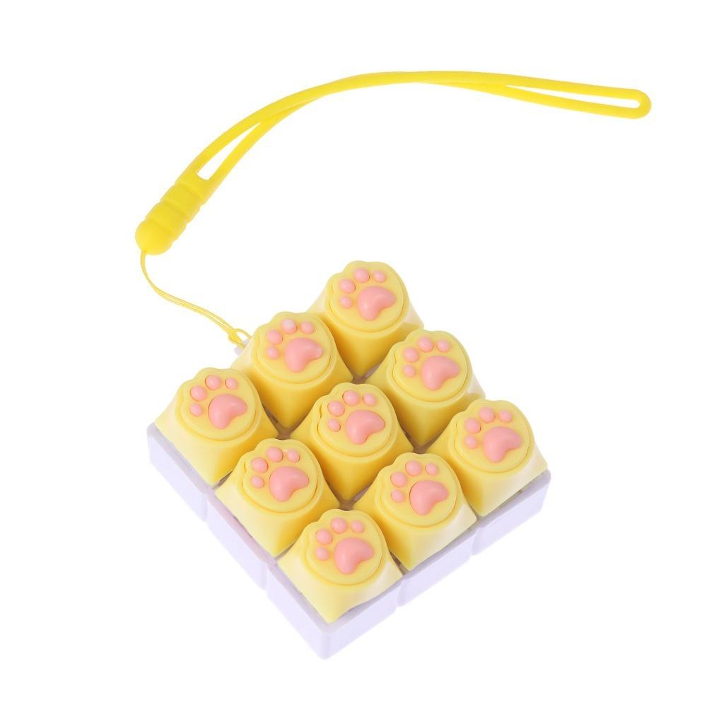 Cat s Paw Shape Keyboard Clicker Toy 9Keys Clicker Toy Relaxing Finger Keyboard Cap Pass Time J
Cat s Paw Shape Keyboard Clicker Toy 9Keys Clicker Toy Relaxing Finger Keyboard Cap Pass Time J