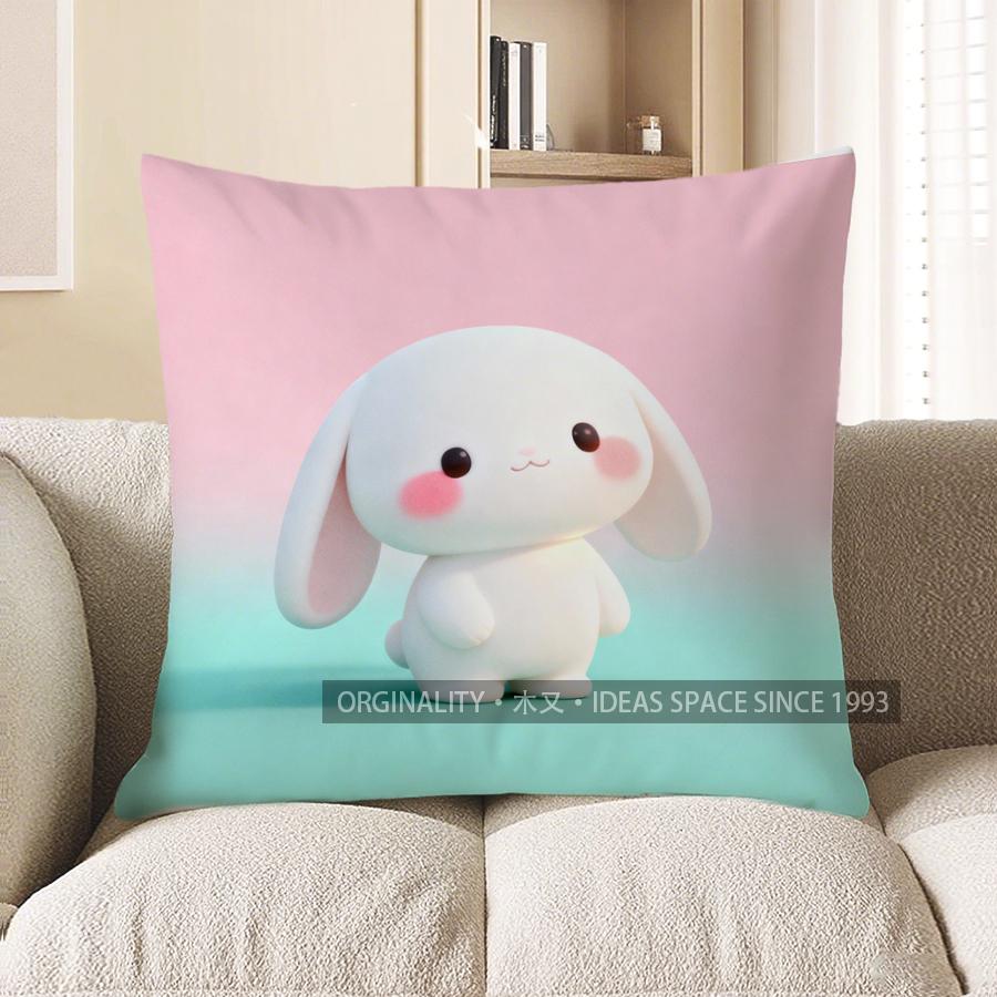 2D Cute Cartoon Bunny Pillow For Home Decor Pattern Cushion Cover Suitable For Sofa Bedroom Car Pillow Cover 40x40cm
2D Cute Cartoon Bunny Pillow For Home Decor Pattern Cushion Cover Suitable For Sofa Bedroom Car Pillow Cover 40x40cm