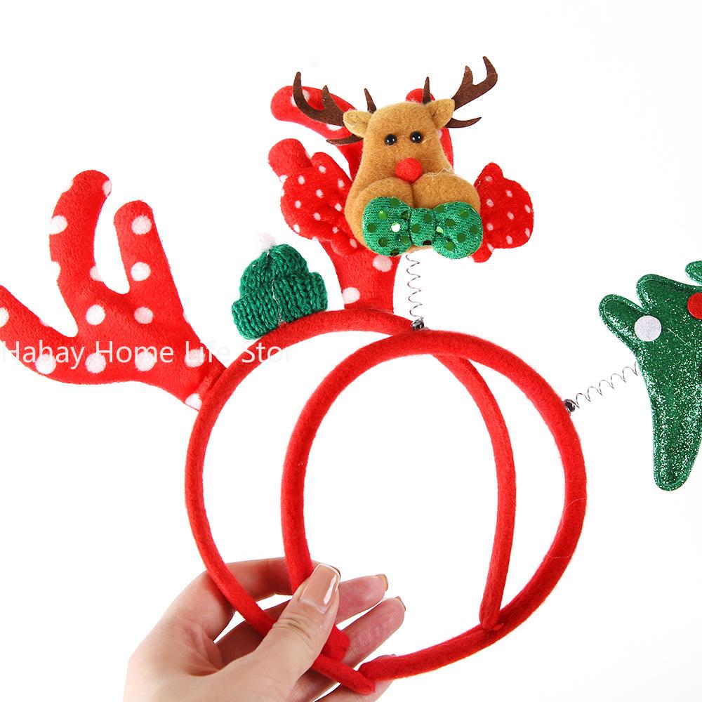 Christmas Headbands Xmas Santa Elk Antlers Headband Hair Hoop Women Girl Diadem Elf Ears Horns Noel Navidad Hair Accessory
Christmas Headbands Xmas Santa Elk Antlers Headband Hair Hoop Women Girl Diadem Elf Ears Horns Noel Navidad Hair Accessory