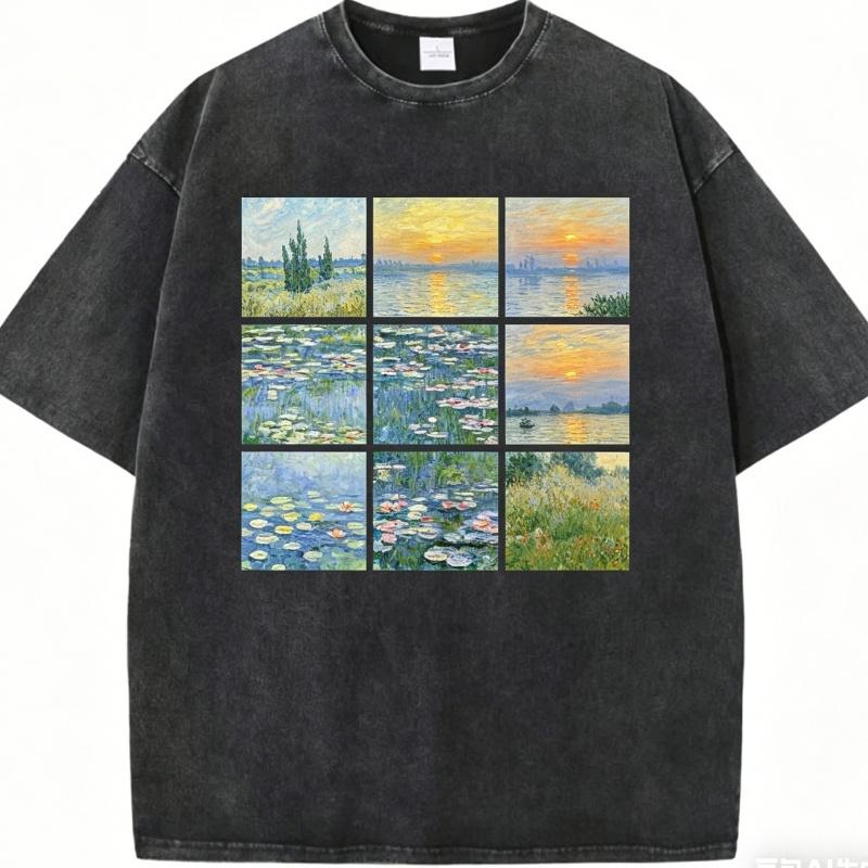Vintage Washed Art Painting Print Tshirt Famous Masterpiece Collage Graphic Tee Casual Streetwear Unisex Cotton Top S
Vintage Washed Art Painting Print Tshirt Famous Masterpiece Collage Graphic Tee Casual Streetwear Unisex Cotton Top S