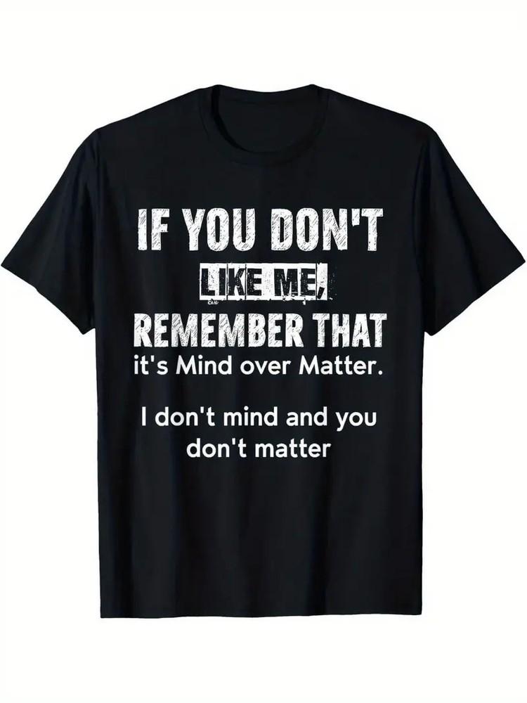 Men039;s 034;Mind Over Matter034; Graphic T-ShirtBold White Text Print High Elasticit Unisex T-Shirt M
Men039;s 034;Mind Over Matter034; Graphic T-ShirtBold White Text Print High Elasticit Unisex T-Shirt M
