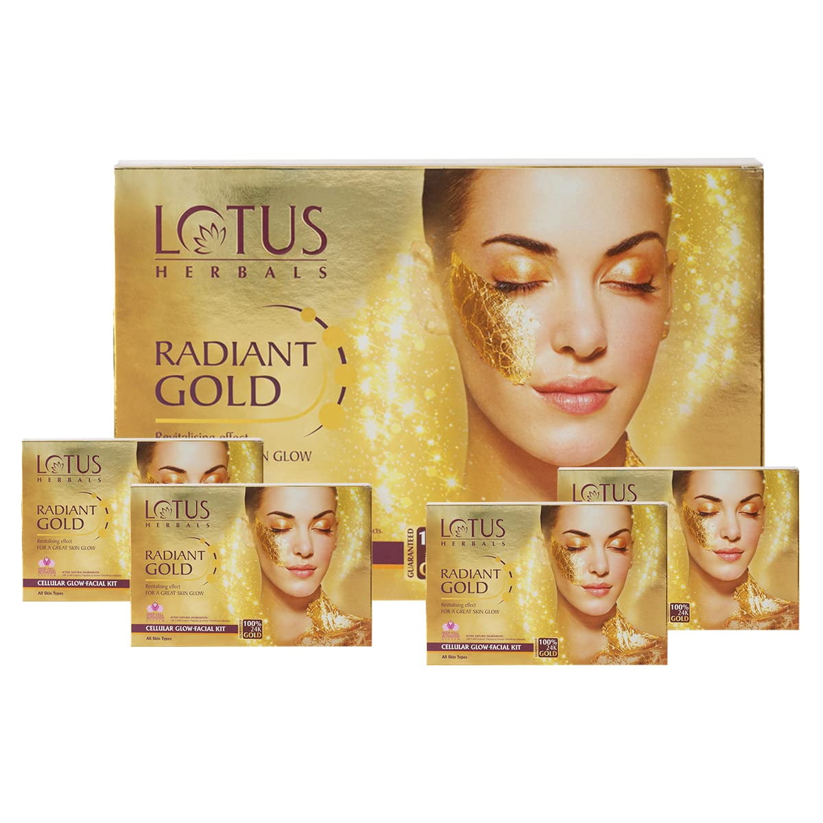 Набор для лица Lotus Radiant Gold для мгновенного сияния с 24-каратным чистым золотом и папайей, 4 простых шага (4 Использование) 1 счет (Пакет из 1)
Набор для лица Lotus Radiant Gold для мгновенного сияния с 24-каратным чистым золотом и папайей, 4 простых шага (4 Использование) 1 счет (Пакет из 1)