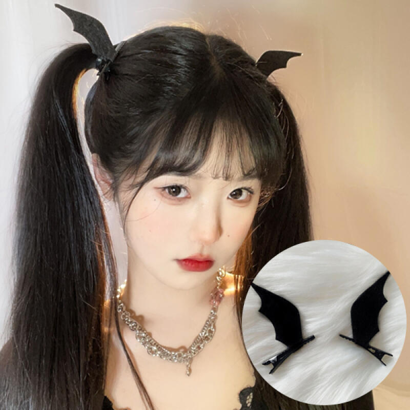 Cario cute bat point hairpin black
Cario cute bat point hairpin black