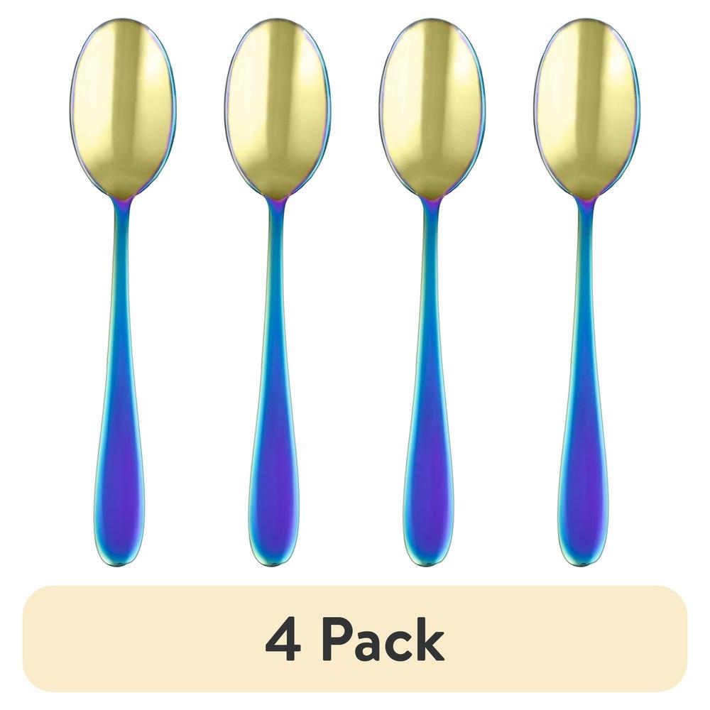 Rainbow Mirror Stainless Steel Teaspoon 4 Pack Durable Dishwasher Safe Ergonomic Design Flatware Open Stock Dining Set United States
Rainbow Mirror Stainless Steel Teaspoon 4 Pack Durable Dishwasher Safe Ergonomic Design Flatware Open Stock Dining Set United States