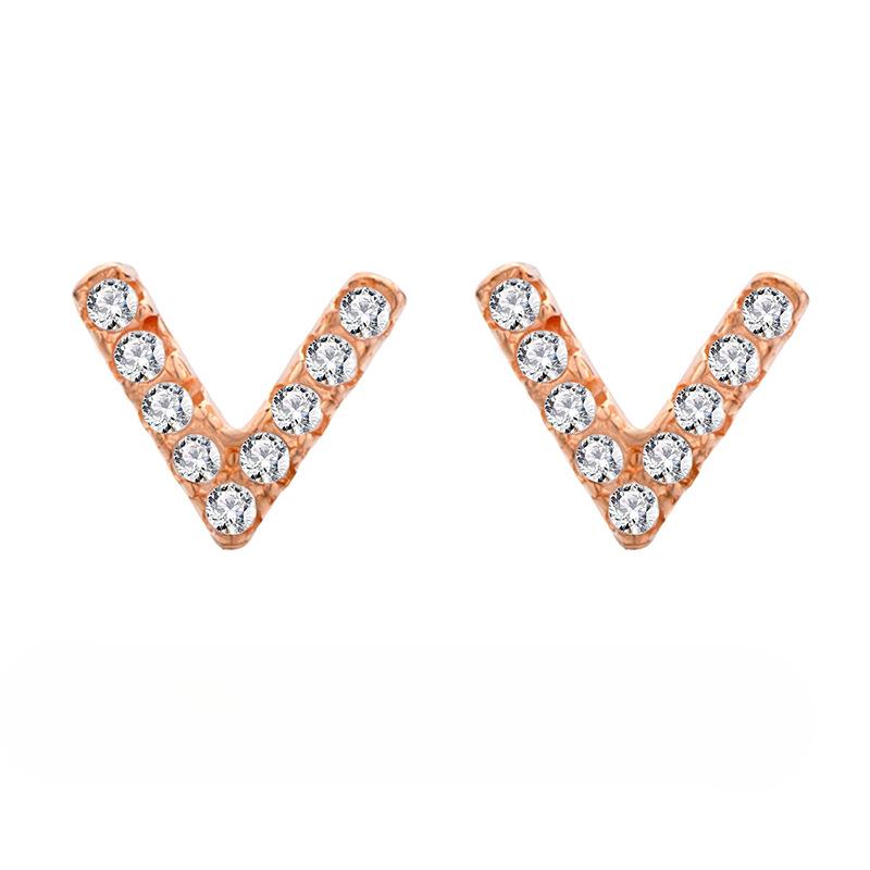 S925 Silver V-Letter Stud Earrings Niche Simple V-Shaped Earrings Light Luxury High-End Nourishing Ear Hole Earrings 925 Silver
S925 Silver V-Letter Stud Earrings Niche Simple V-Shaped Earrings Light Luxury High-End Nourishing Ear Hole Earrings 925 Silver