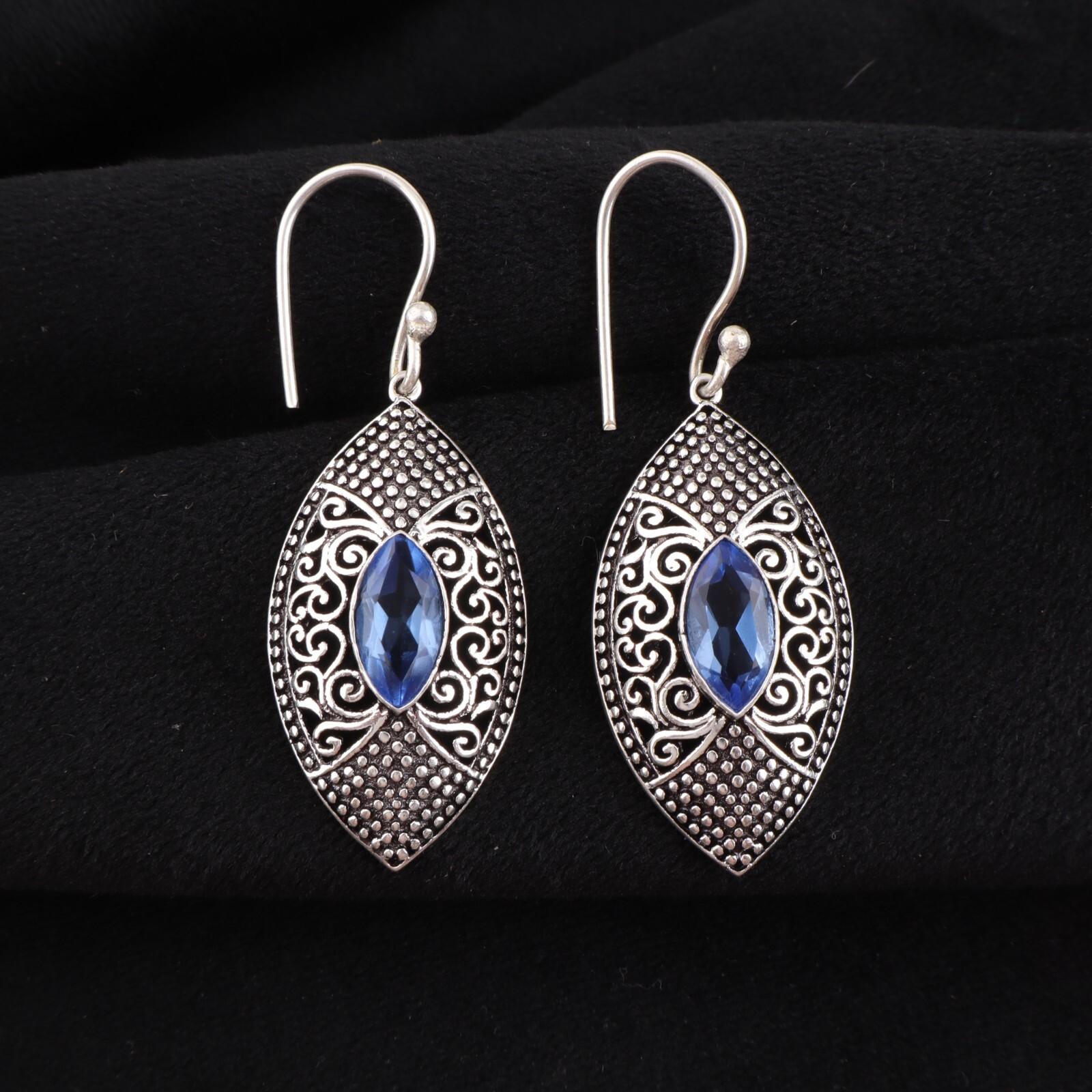 Tanzanite Gemstone 925 Sterling Silver Women Jewelry Drop/Dangle Earrings 2.15 CE-20-5
Tanzanite Gemstone 925 Sterling Silver Women Jewelry Drop/Dangle Earrings 2.15 CE-20-5