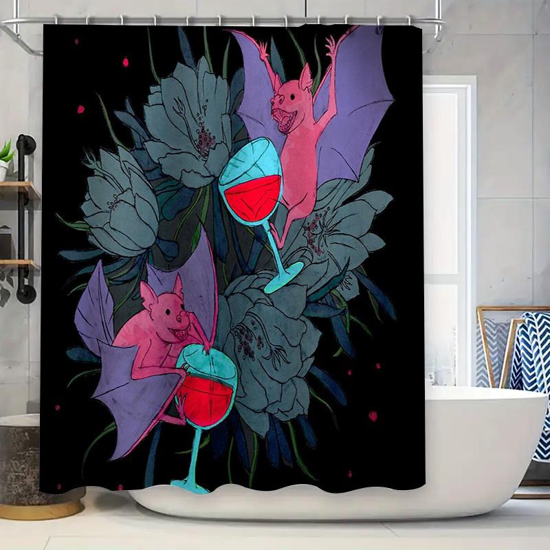 Gothic Horror Shower Curtain Dark Academia Skull Floral Tapestry Home Decor Spooky Halloween Bathroom Set Vintage Witchy Aesthet W60H190(CM)-1 Pcs
Gothic Horror Shower Curtain Dark Academia Skull Floral Tapestry Home Decor Spooky Halloween Bathroom Set Vintage Witchy Aesthet W60H190(CM)-1 Pcs