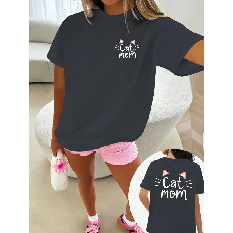 Women s Plus Size Cat Mom Graphic T-Shirt - Funny Cat Mom Text Athletic Top - Soft Breathable Shirt for Gym, Casual Outfits 4XL
Women s Plus Size Cat Mom Graphic T-Shirt - Funny Cat Mom Text Athletic Top - Soft Breathable Shirt for Gym, Casual Outfits 4XL