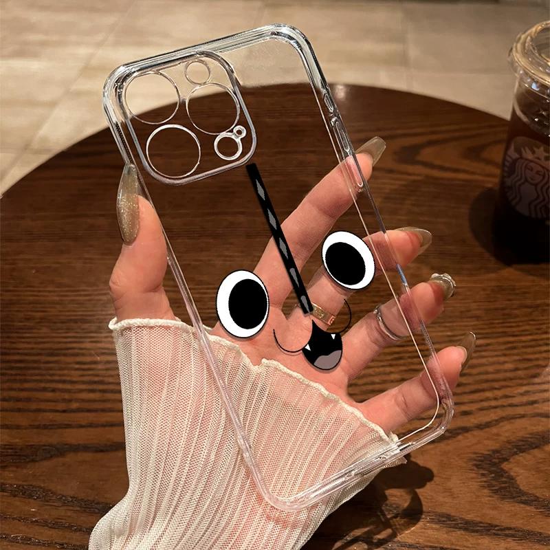 Funny Big Eyes Cartoon Cat Clear Phone Case For IPhone 15/14/13/12 - Kawaii Protective Cover Chainsaw Man XIAOMI 17 Ultra різнокольоровий
Funny Big Eyes Cartoon Cat Clear Phone Case For IPhone 15/14/13/12 - Kawaii Protective Cover Chainsaw Man XIAOMI 17 Ultra різнокольоровий