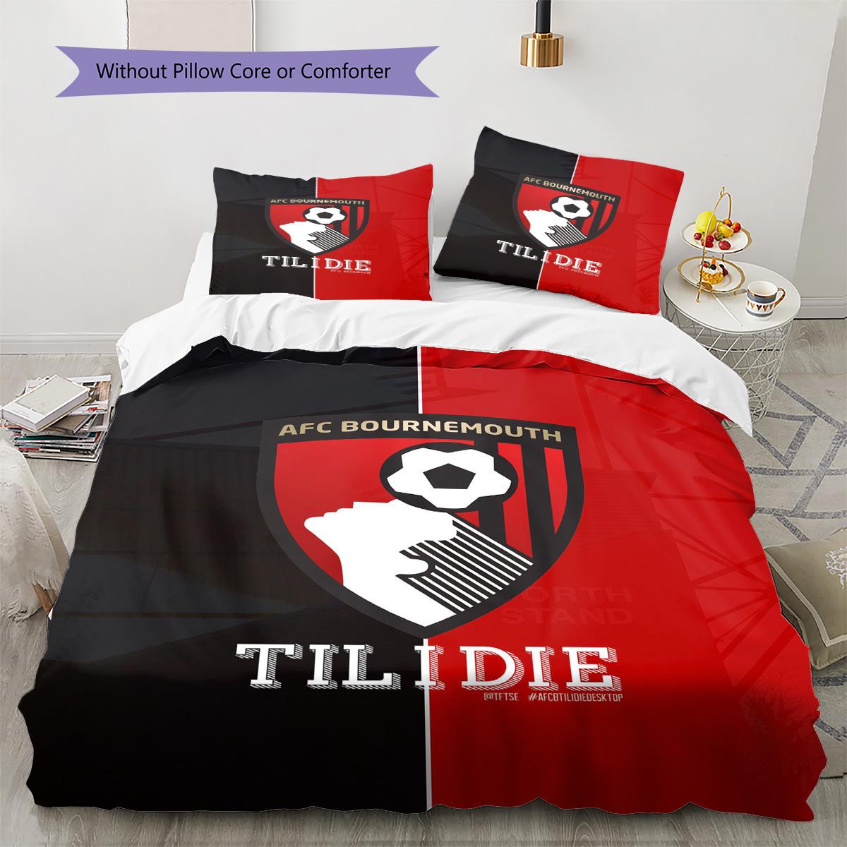 Afc Bournemouth Pattern Bedding Set Quilt Cover Pillowcase Home Decor Gift (1 * duvet cover + 2 * pillowcase, without core) 135x200cm
Afc Bournemouth Pattern Bedding Set Quilt Cover Pillowcase Home Decor Gift (1 * duvet cover + 2 * pillowcase, without core) 135x200cm